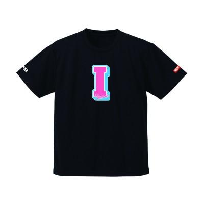 ふるさと納税 羽島市 JTTA公認　卓球ユニフォーム【男女兼用(ドライ):150サイズ】アルファベット　I　ブラック