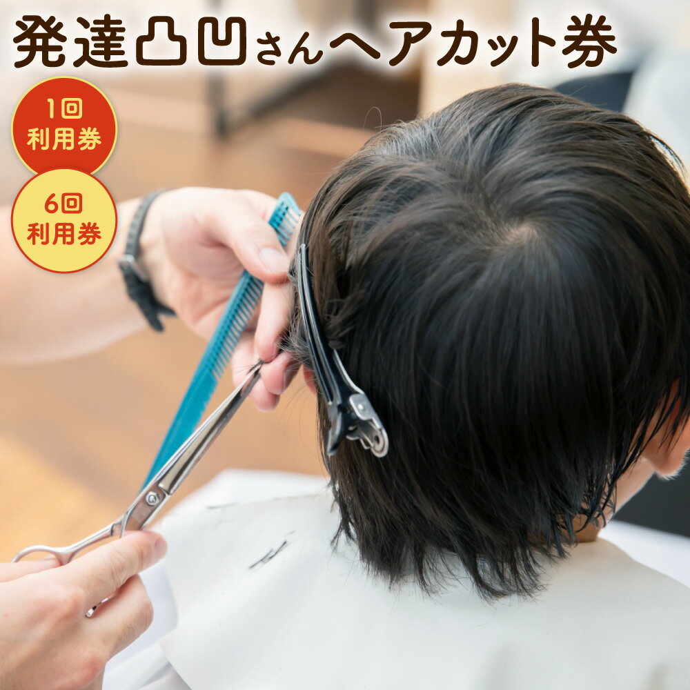 【ふるさと納税】発達凸凹さんヘアカット券 1名様 1回分 または 6回分 ヘアカットのみ 年齢不問 散髪 髪 カット 理容 リラックス 専門 サポート 地域 チケット 福岡県北九州市