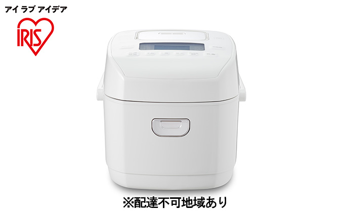 アイリスオーヤマ 圧力IHジャー炊飯器3合 RC-PDA30-W ホワイト