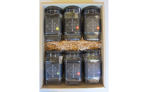 日の出 一番摘み桑名海苔5種類の味 6個入（角ペット）と1袋（一帖10枚入り） 018-0057