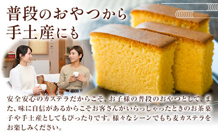 もち麦カステラ 1本 株式会社玉利軒