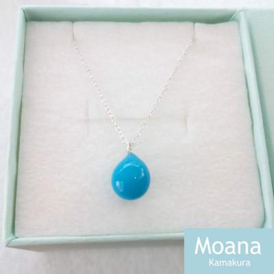 ふるさと納税 鎌倉市 タイニードロップネックレス【Turquoise】