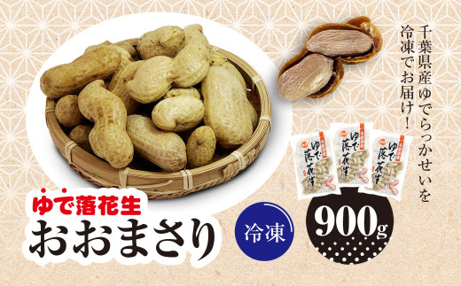 冷凍　ゆでらっかせいおおまさり　900g 【 ふるさと納税 人気 おすすめ ランキング 落花生 おおまさり 冷凍 大粒 大容量 千葉県 山武市 送料無料 】SME007