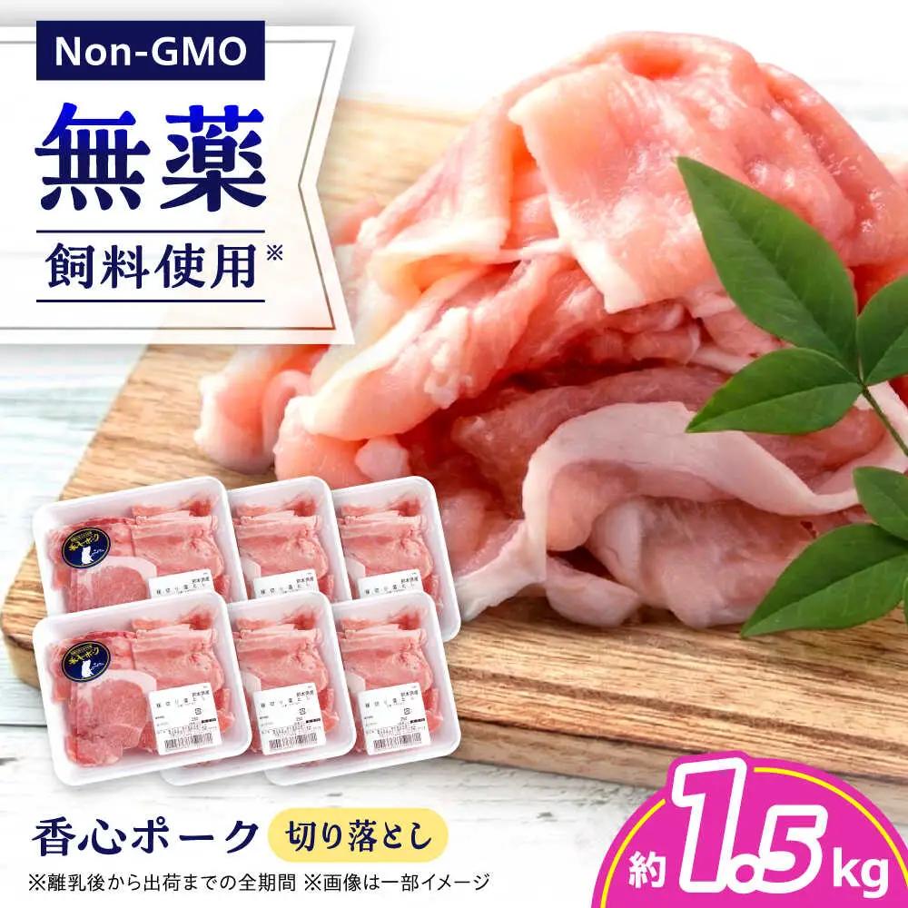『香心ポーク』切り落とし 約250g×6パック 豚肉切り落とし[AYCK014]
