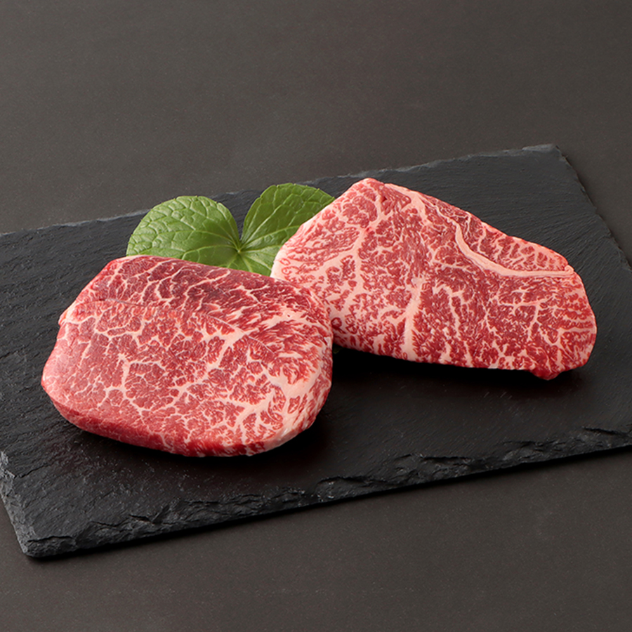 ＜小島食品／澤井牧場＞A４等級以上「近江牛」赤身ステーキ用2種セット（シンシン・ランプ）各150g（計300g）