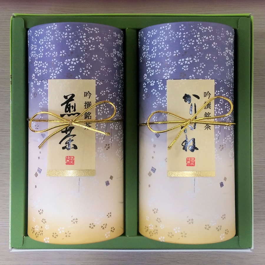 出雲銘茶詰合せMK-30（出雲上かりがね茶150g・熱湯煎茶かをり150g）