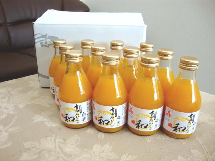 【ふるさと納税】有田みかんの和180ml×12本 | みかん ジュース 和歌山 人気 みかんジュース 180ml 12本 セット 有田 蜜柑 和歌山県 由良町 お取り寄せ ふるさと納税 返礼品 故郷納税