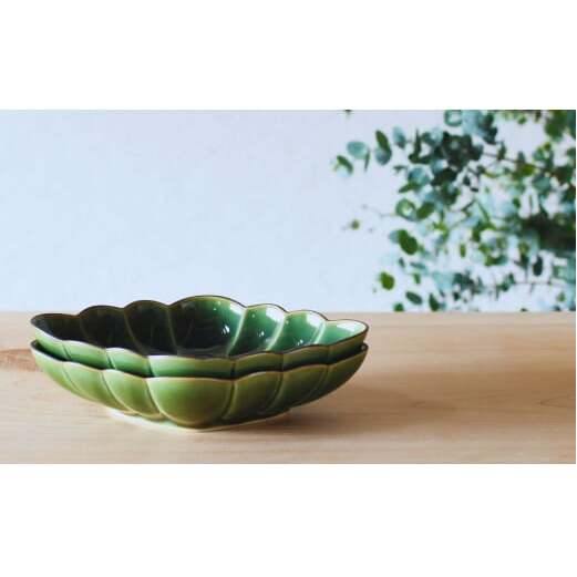 有田焼　織部釉縁錆菱型皿 2個セット【ARITAYAKI-STORE】食器 デザートうつわ 皿 ハンドメイド おもてなし 高級食器 和食器 A20-536_イメージ4