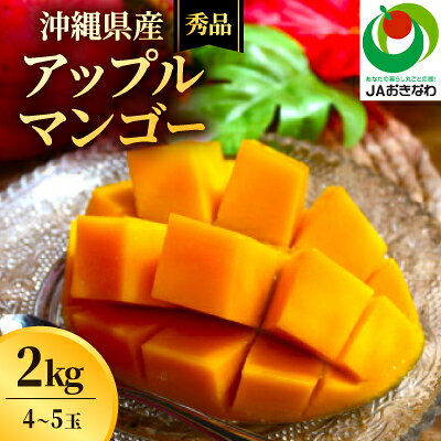 【ふるさと納税】【2027年7月上旬から順次発送・贈答用】JAおきなわ厳選 秀品アップルマンゴー2kg(4～5玉)_沖縄 マンゴー アップルマンゴー トロピカル フルーツ 果物 産地直送 自宅用 ご家庭用 ギフト 贈答用 夏ギフト お中元【配送不可地域：離島】【1724300】