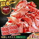 【ふるさと納税】飛騨牛切り落とし　1kg（250g×4P）