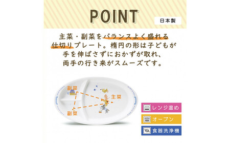 ナルミ ブレーメン キッズプレート 28cm 7980-5554