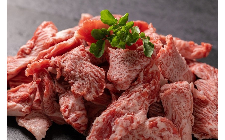 くまもと黒毛和牛 切り落とし 焼肉 1200g 1.2kg 小分け 3パック 牛肉 和牛 国産 赤身 厚切り バーベキュー BBQ ギフト 贈答用 ワイエスフード 熊本 阿蘇 南小国町 送料無料