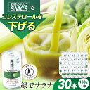 【ふるさと納税】サンスター 緑でサラナ30本セット 野菜ジュース 青汁 缶 ギフト まとめ買い 大阪府高槻市/サンスター[AOAD034]