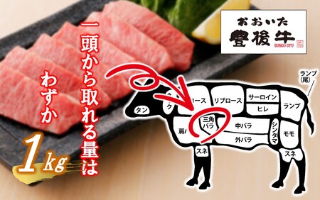 2388R_【黒毛和牛】 豊後牛／三角バラ焼肉用150g×2P (計300g)