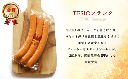 自家製ハム・ソーセージ専門店TESIO「手始めTESIO」セット（合計480g） 牛肉 豚肉 専門店 自家製 ドイツ製法 ソーセージ ウィンナー ウインナー ボローニャ モルタデッラ ハム お試し グ