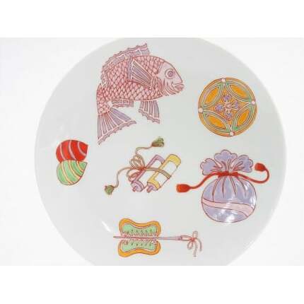 ARITA PORCELAIN LAB(アリタポーセリンラボ)  宝づくし・ペア平皿(小) 有田焼 おめでたい おせち A40-186_イメージ2