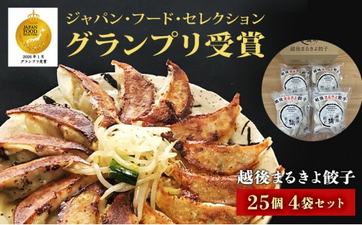 餃子 越後まるきよ餃子 4袋 セット ぎょうざ ギョウザ ごはんのお供 NTフーズ