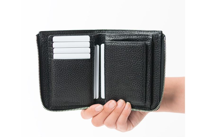 SOMES GL-02 LF札入れ ブラック LF折財布 [ソメスサドル 北海道 砂川市 12260875] 財布 二つ折り ギャロップ 牛皮 二つ折り財布ソメス メンズ レディース 本革 革 革製品 レザー 札入れ