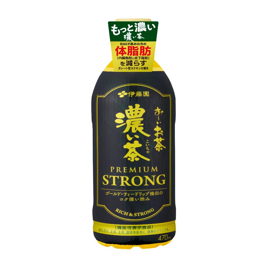 ＜伊藤園＞おーいお茶 濃い茶 PREMIUM STRONG 470mL × 24本