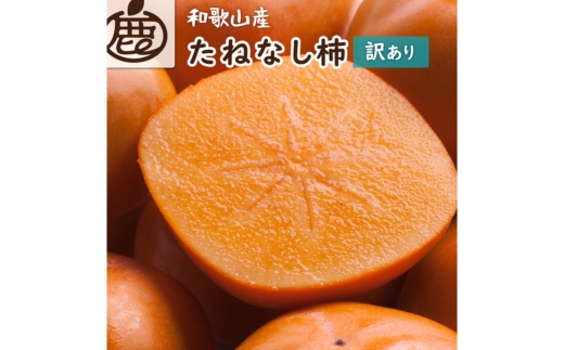 家庭用 訳あり たねなし 柿 7.5kg 【刀根早生・平核無柿（ひらたねなしかき）】