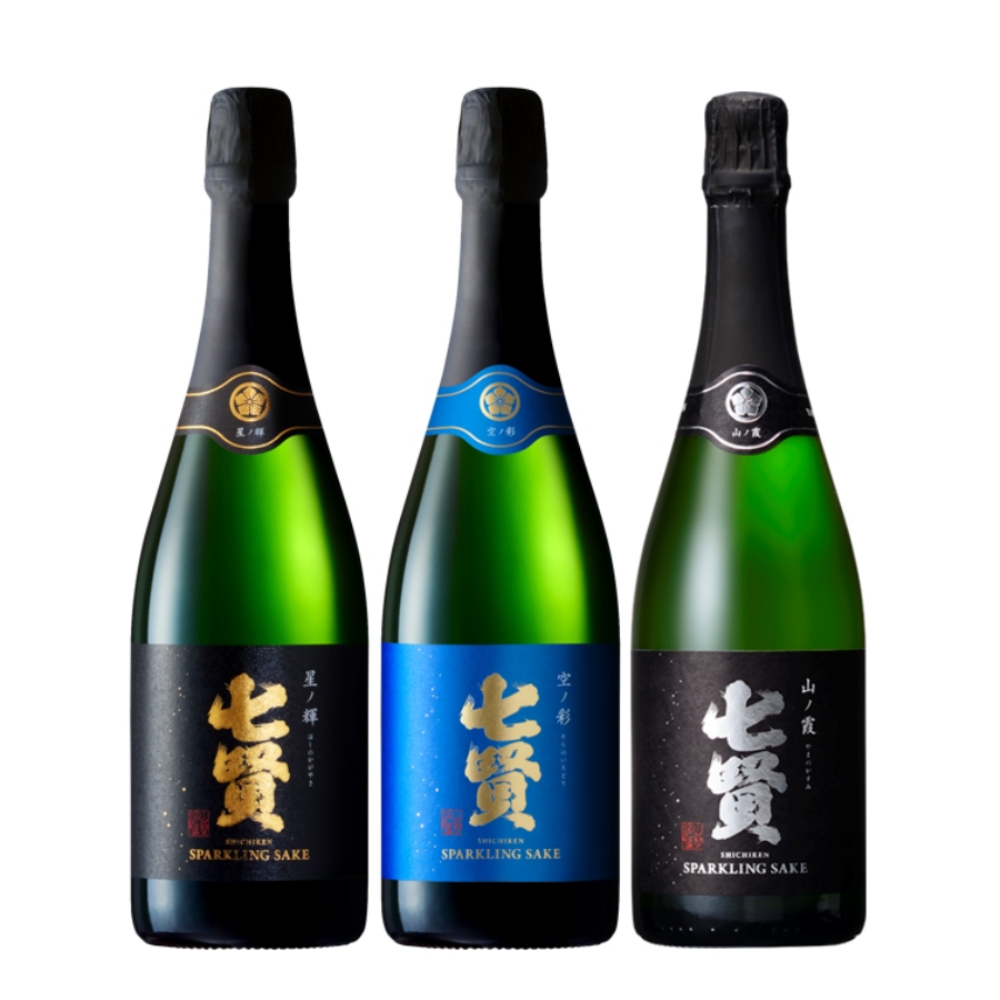七賢 スパークリング日本酒 飲み比べ720ml×3本セット