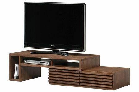 【幅119 奥行45 高さ37.3】タイム119テレビボード（ウォールナット）