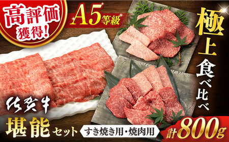 佐賀牛 牛肉堪能セット 計800g NAB094 牛肉