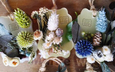 【nekonote*candle】 キャンドル教室 1day【アロマサシェ】ペアチケット