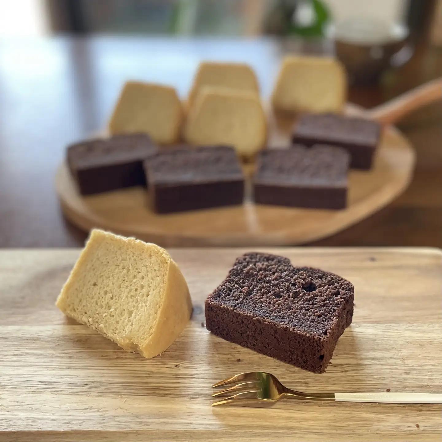 米粉ガトーショコラ＆シフォンケーキセット / グルテンフリー ヴィーガン ケーキ スイーツ / 佐賀県 / 株式会社santecafeまる[41AHAF011]