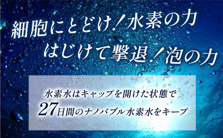 【3ヶ月定期便】ナノバブル水素水 アルミボトル(約300ml)×20本 株式会社ヒロシバ《30日以内に出荷予定(土日祝除く)》大阪府 羽曳野市 送料無料 水素水 肌 美容 健康 水