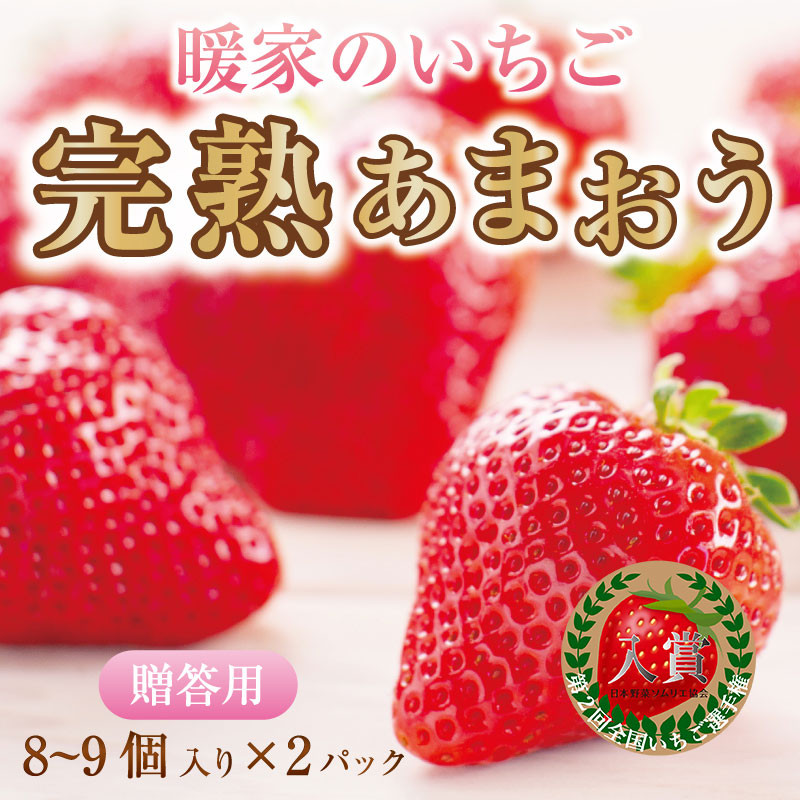 
            【ふるさと納税】暖家のいちご 完熟あまおう 贈答用2パック S2 [a6406] 社会福祉法人猪位金福祉会 暖家の丘 ※配送不可：北海道・沖縄・離島【返礼品】添田町 ふるさと納税
          