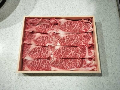 りんご和牛・信州牛　肩ロースすき焼き 約550g