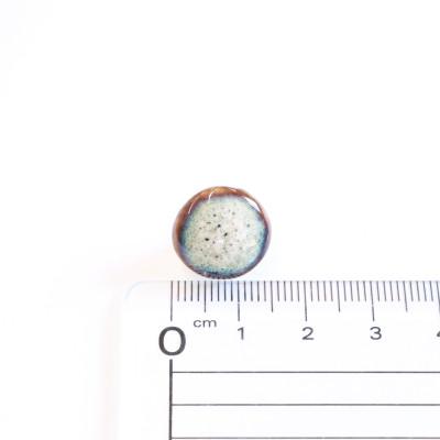 ふるさと納税 瑞浪市 【美濃焼】黄緑むらタイルピアス(直径15mm) |  | 03