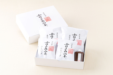 近江牛 ビーフシチュー 2個 近江牛 包み ハンバーグ 2個 セット カネ吉山本 【Y151W】