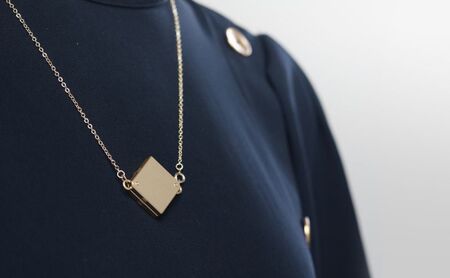 ネックレス モダン×北斎×金型の3wayネックレス【KASANE】 アクセサリー 北斎模様 モダン 装身具 江戸文化 裏勝り アルミ アルマイト 耐久性 耐食性 耐摩耗性 普段使い 墨田区 東京都 菱