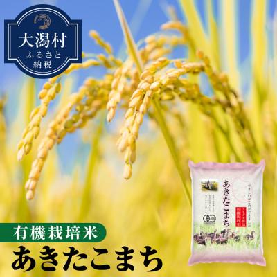 ふるさと納税 大潟村 【玄米】大潟村産あきたこまち有機栽培米5.5kg 【令和7年産】