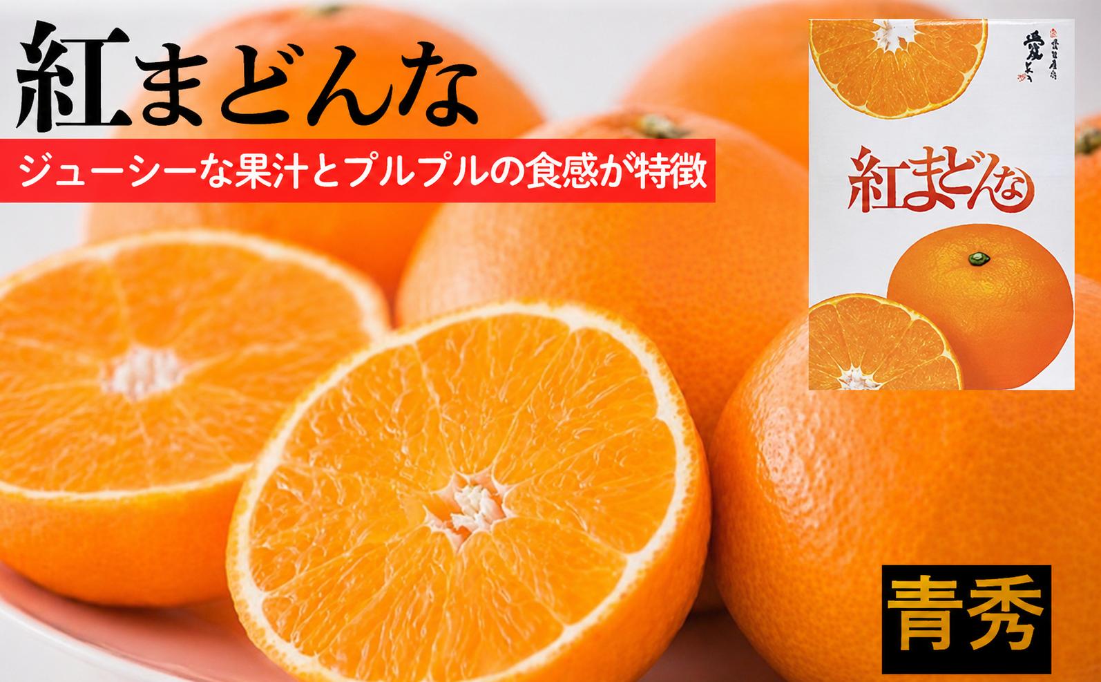 【2026年11月中旬頃から順次発送】紅まどんな【JAえひめ中央】 青秀　L～2Lサイズ みかん ミカン 蜜柑 果物 くだもの フルーツ 高級 贈答 ギフト 贈り物 柑橘 柑橘類 かんきつ 愛媛果試第28号 愛果28号 常温 国産 愛媛 愛媛県 松山市