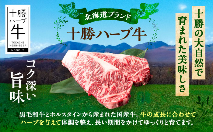 北海道 十勝 ハーブ牛  サーロインステーキ 400g（200g×2） 《足寄町》【株式会社ノベルズ食品】 [BEAQ047] 牛肉 牛 肉 にく ニク サーロイン ステーキ 国産 道産 北海道産 十