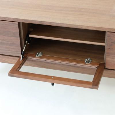 ふるさと納税 旭川市 旭川家具 MUKU工房オリジナル ジャム テレビ台 ロー 150 ウォールナット_04909 |  | 02