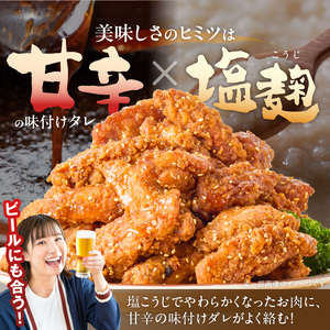 手羽中ハーフ唐揚げ　500g×2袋 _ 唐揚げ 手羽中 500g × 2袋 計 1000g 肉 鶏肉 手間なし 簡単 調理 レンジ調理 便利 おかず 惣菜 晩ごはん おつまみ 晩酌 加工品 食品 グル