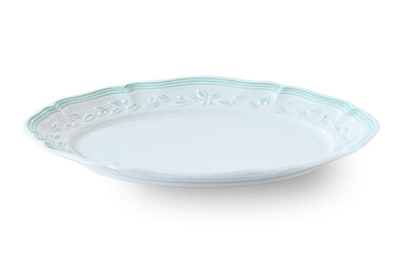 【波佐見焼】ombre de fleur オリーブオーバル palette green 2枚セット【翔芳窯】[FE490]