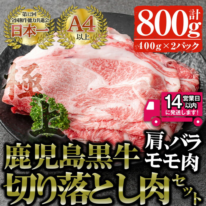 鹿児島黒牛 切り落とし肉詰め合わせ(650g×1パック) 国産 鹿児島県産 黒毛和牛 和牛 牛肉 肩肉 バラ肉 モモ肉 切り落とし 冷凍 詰め合わせ【佐多精肉店】