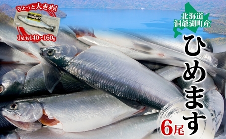 ひめます 高級魚 塩焼き 北海道産 ひめます【6尾 約140〜160g/尾】