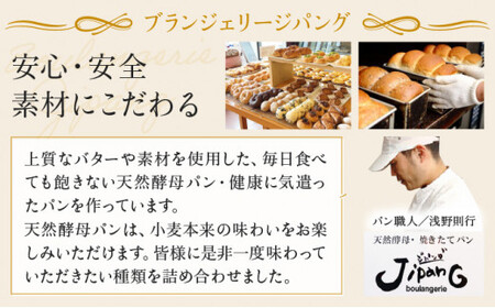 [031-a001] 天然酵母パン詰め合わせセット(6種6個) 山高食パン(牛乳・卵・オイル不使用、アレルギー対応) 玄米食パン くるみパン ベーグル(くるみ いちじく クランベリー各1個)