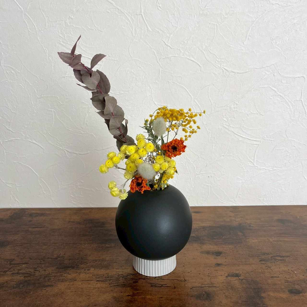 一回分お届けの一例です（花器はセットに含まれません）