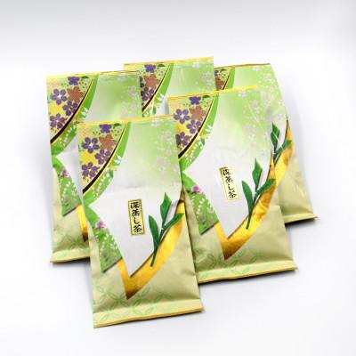 ふるさと納税 牧之原市 【緑茶の一大産地牧之原よりお届け】深蒸し茶【金印】5本+包装袋2枚 |  | 01
