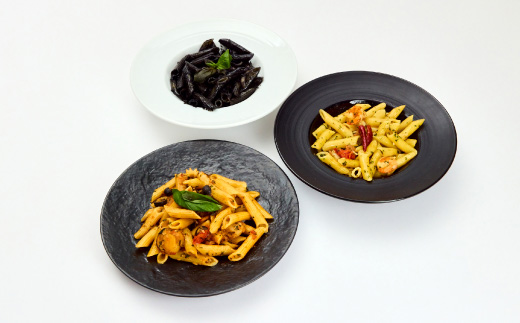 レンジで簡単 3種の冷凍パスタ(ペンネ)　魚介の旨みがぎゅっと詰まった手作り本格パスタ3種セット【配送不可地域：離島】