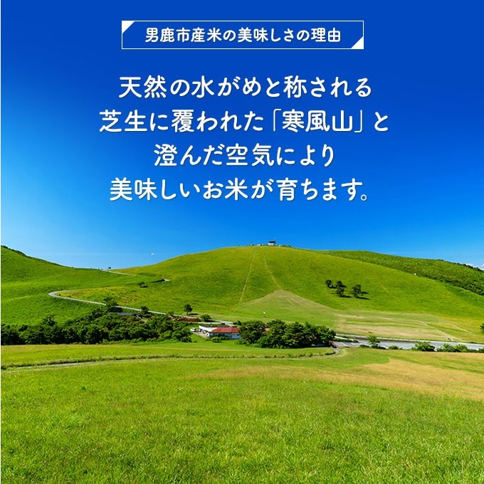 定期便 R6年度産  『こまち娘』あきたこまち 無洗米 20kg  5kg×4袋3ヶ月連続発送（合計60kg）吉運商店 秋田県 男鹿市_イメージ5