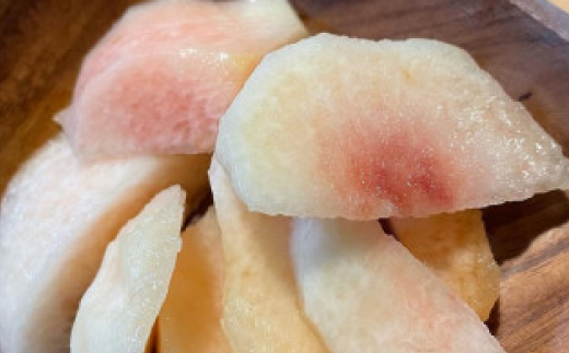 【先行予約・2025年8月下旬~9月上旬頃発送予定】希少品種・岡山の白桃・瀬戸内白桃(2kg箱)【配送不可地域：離島】