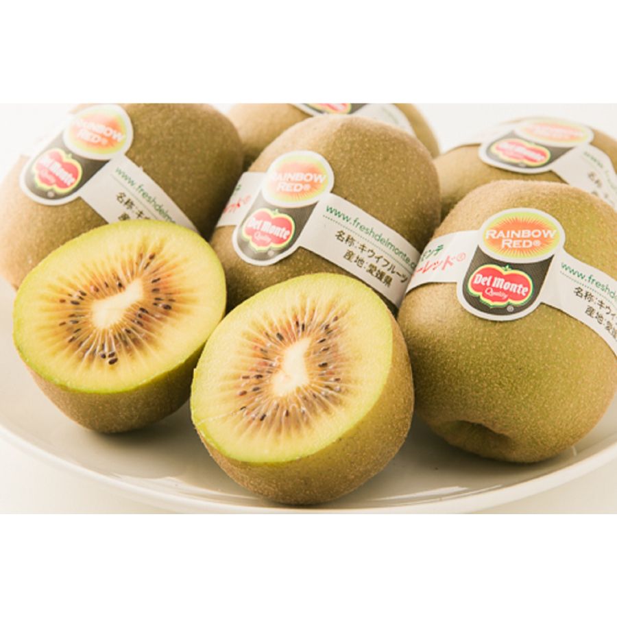 ＜DelMonte＞愛媛県産「レインボーレッドキウイ」12個